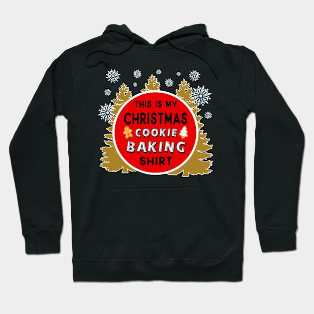 Matching Christmas Festive Season Christmas Cookie Baking Hoodie by DesignFunk